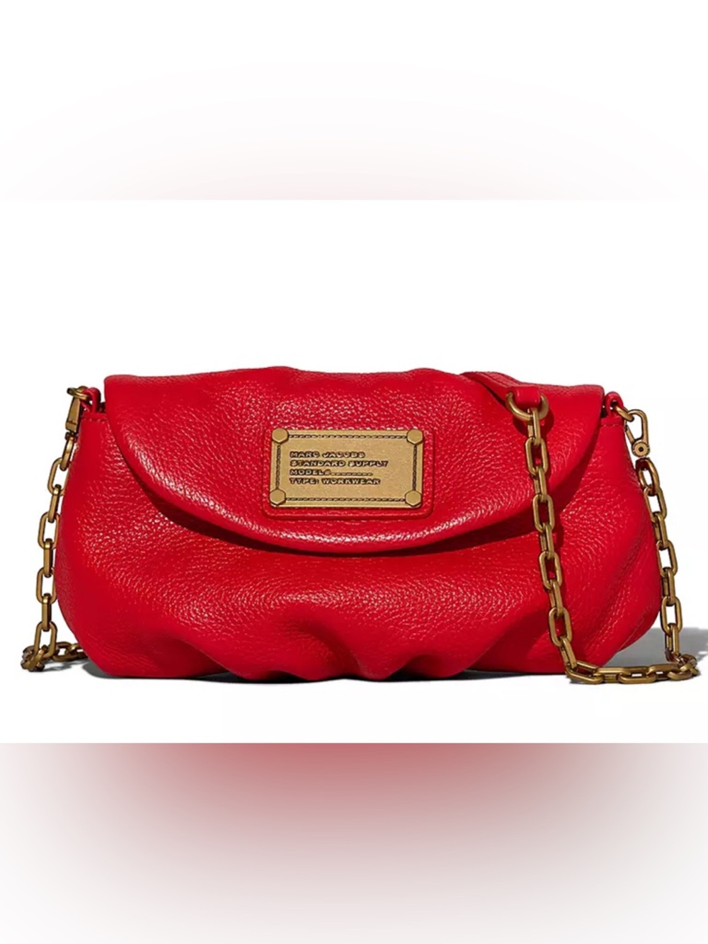 Marc Jacobs Classic Q Karlie Crossbody Flap Bag - True Red